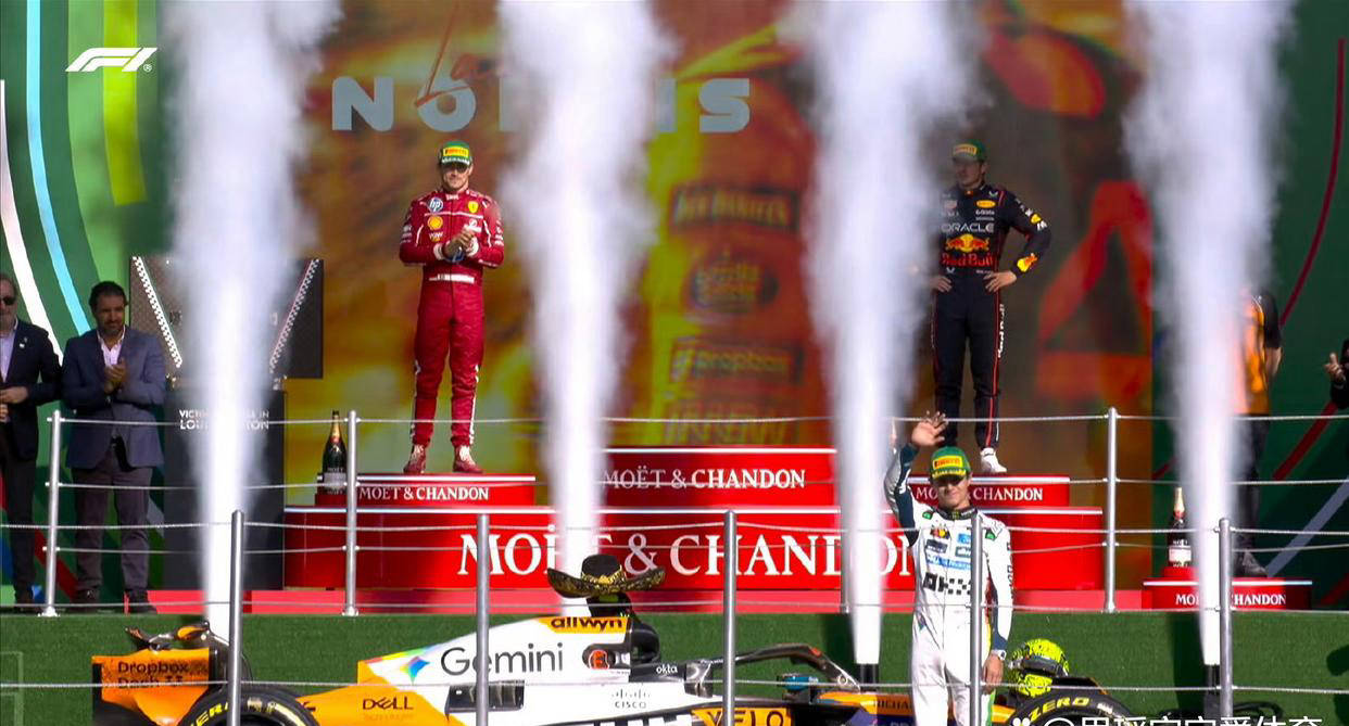 包含哈斯车队完胜梅赛德斯，勒克莱尔高光表现的词条